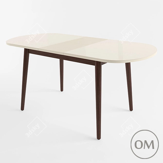 Versatile Table Base for Any Space 3D model image 1