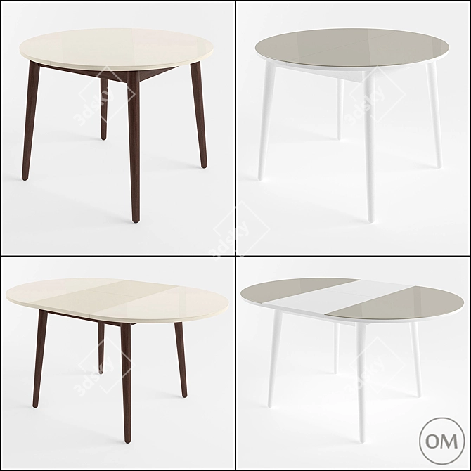 Versatile Table Base for Any Space 3D model image 2