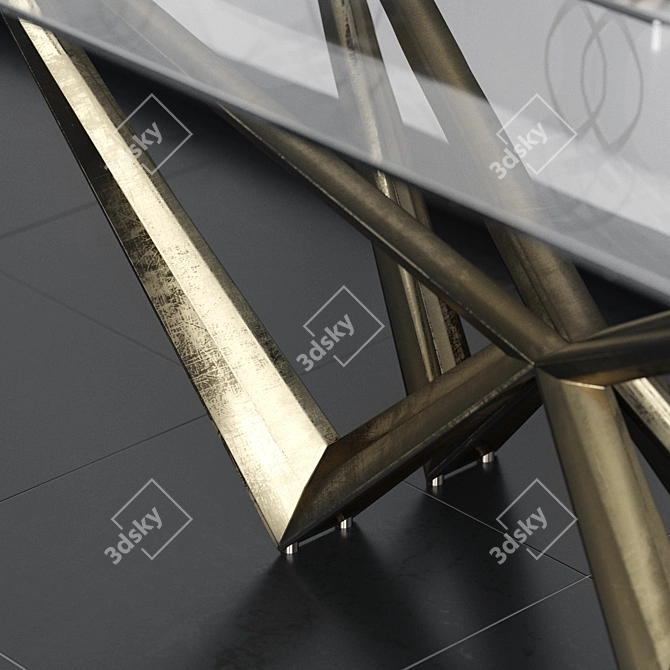 Aston Table: Stylish and Functional 3D model image 3