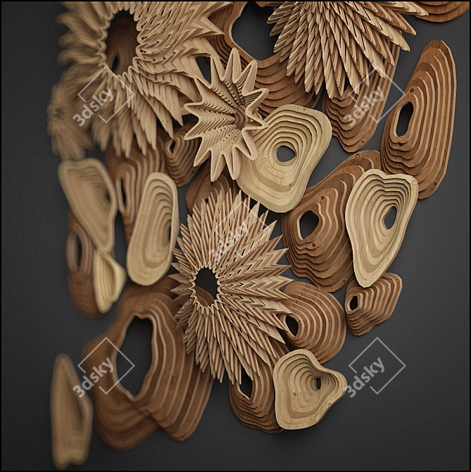 Elegant Parametric Decor 3D model image 4