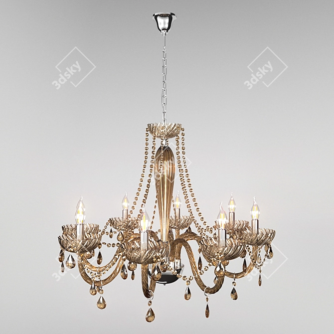 Elegant Basilano Chandelier – EGLO 39093 3D model image 1