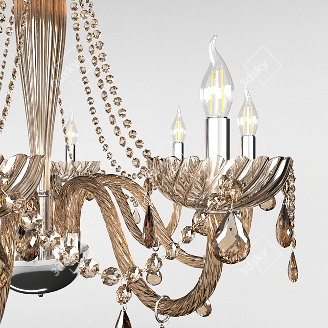 Elegant Basilano Chandelier – EGLO 39093 3D model image 2