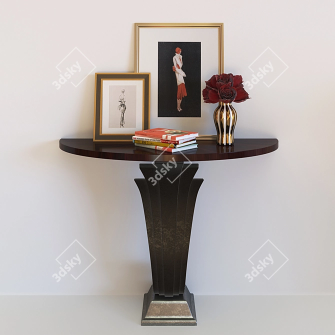 Elegant Plaza Athenee Wall Art 3D model image 1