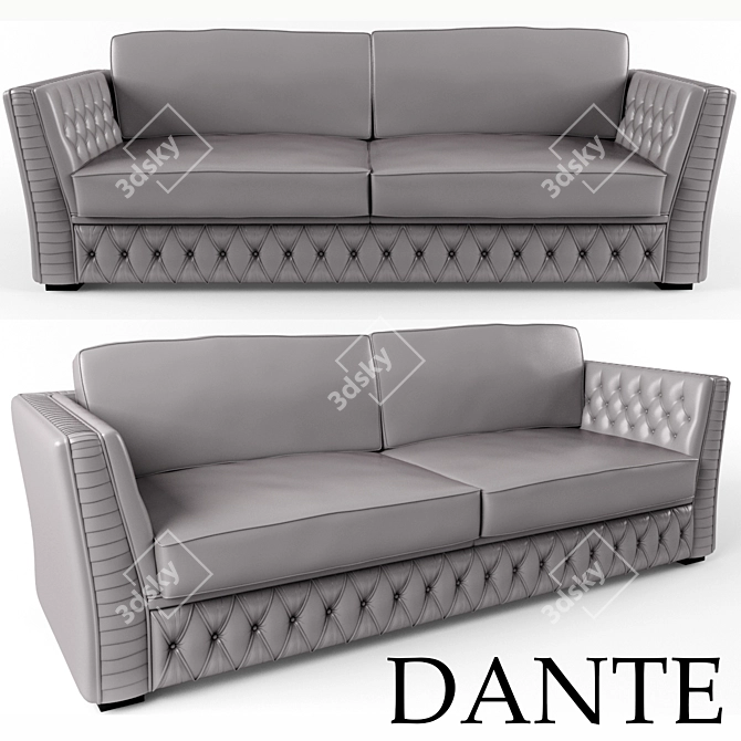 DANTE Sofa & Chair Set 3D model image 1