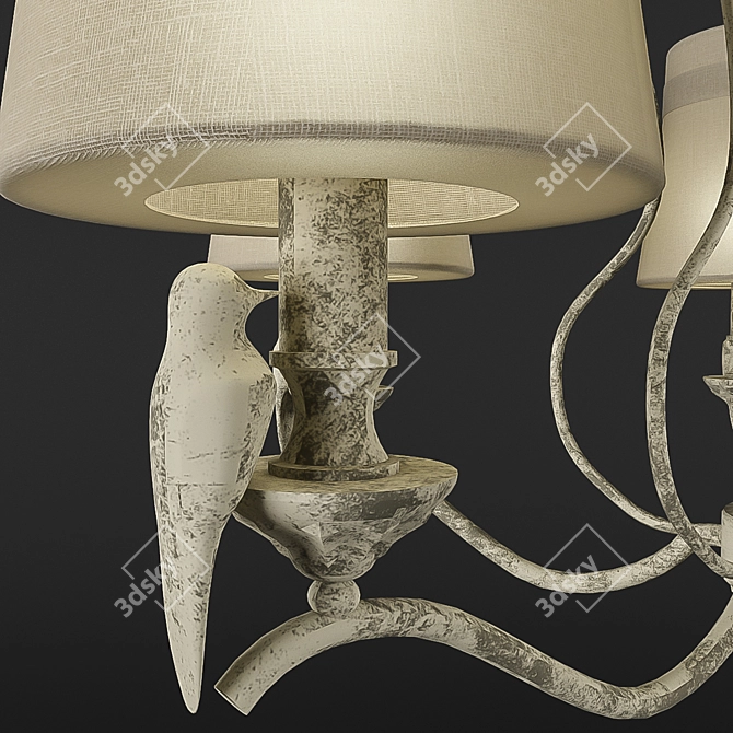 Elegant Maytoni ARM013 Chandelier 3D model image 2