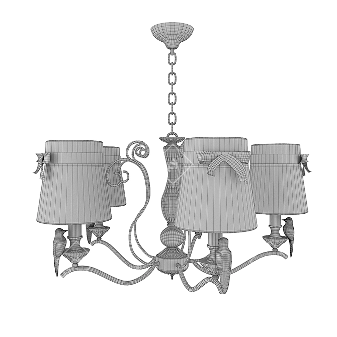 Elegant Maytoni ARM013 Chandelier 3D model image 3