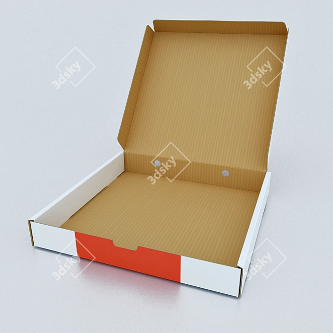 VersaBox: 3-in-1 Pizza Container 3D model image 2
