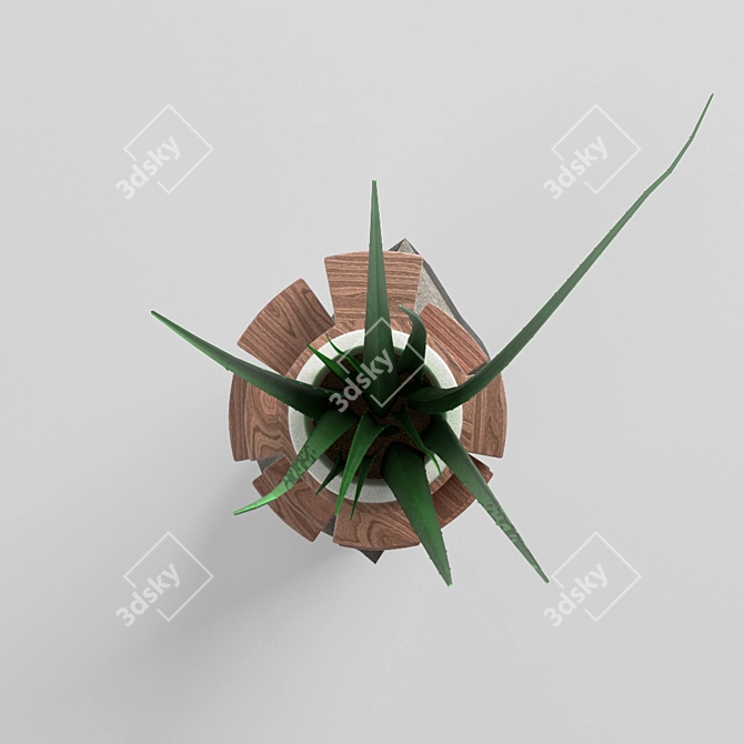 Dovecote Flower Pot 3D model image 2