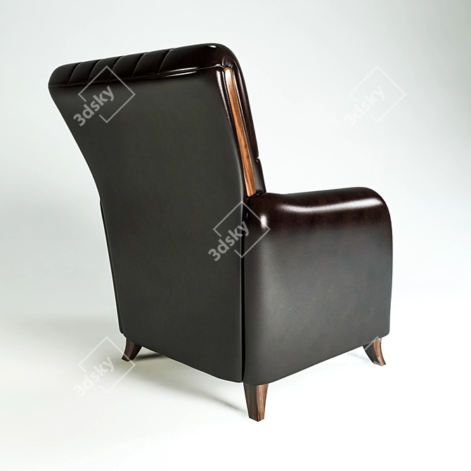 King Armchair: Elegant and Comfortable Office Chair 3D model image 2