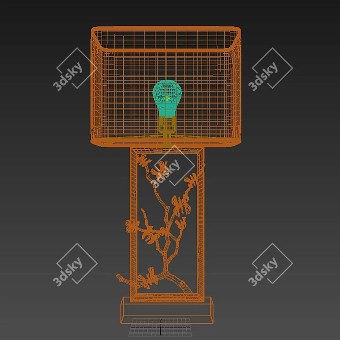 Ginkgo Butterfly Table Lamp 3D model image 3