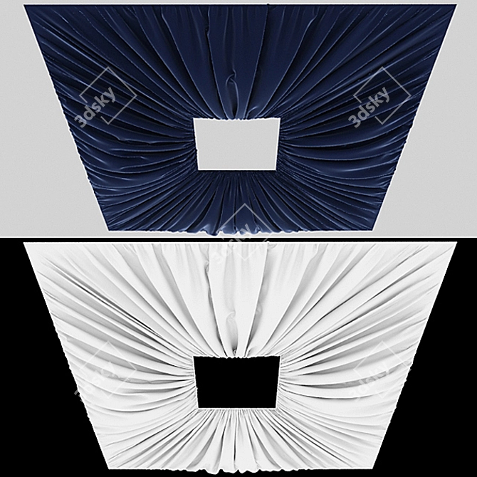 Elevate Your Space: Ceiling Fabric 3D model image 1