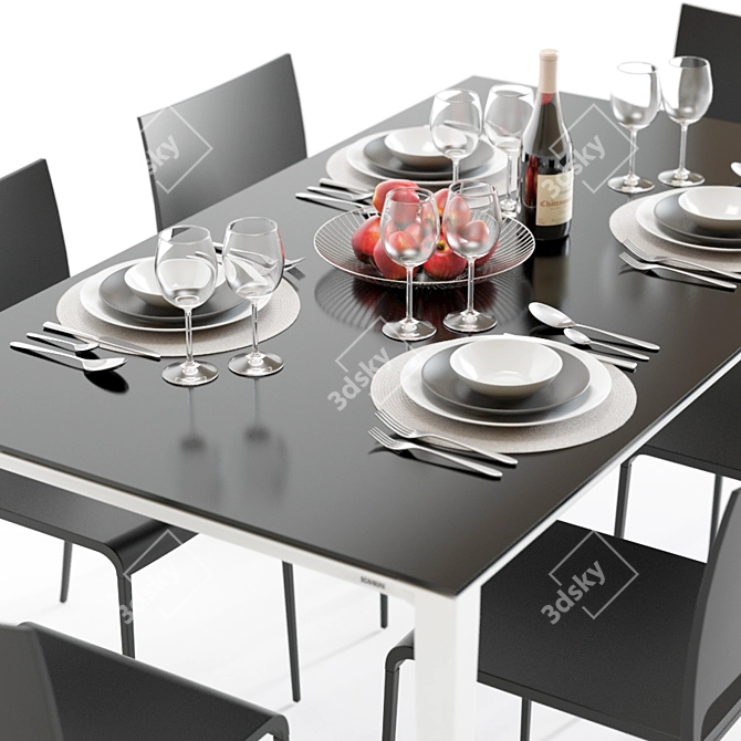 Elegant Scavolini Timeless Set 3D model image 2