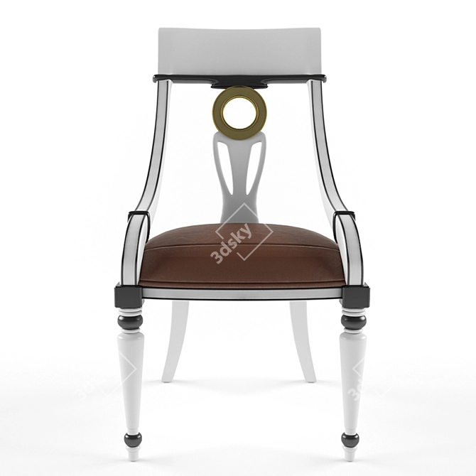 Vintage Elegance: Classic Chair 3D model image 2