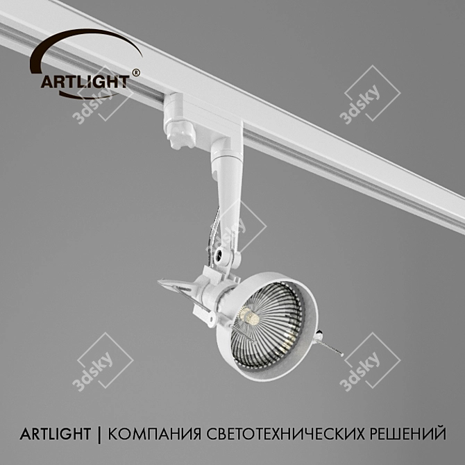 Versatile ARTLIGHT ART_3252 Spotlight 3D model image 1