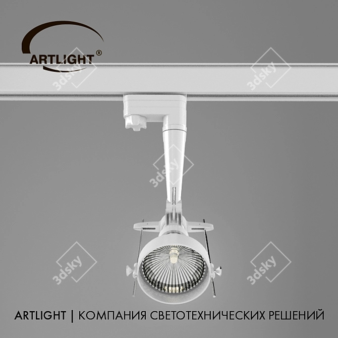 Versatile ARTLIGHT ART_3252 Spotlight 3D model image 2