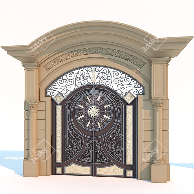 Champion Gate: Superior Performance 3D model image 1