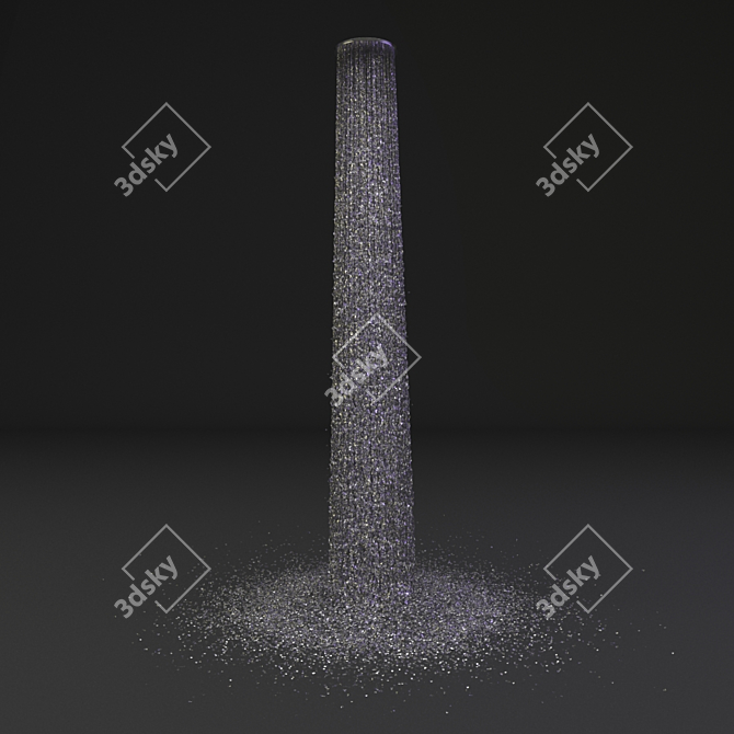 Refreshing Rain Shower Experience 3D model image 1