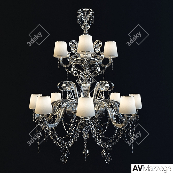 Title: Elegant AVMazzega Chandelier 3D model image 1