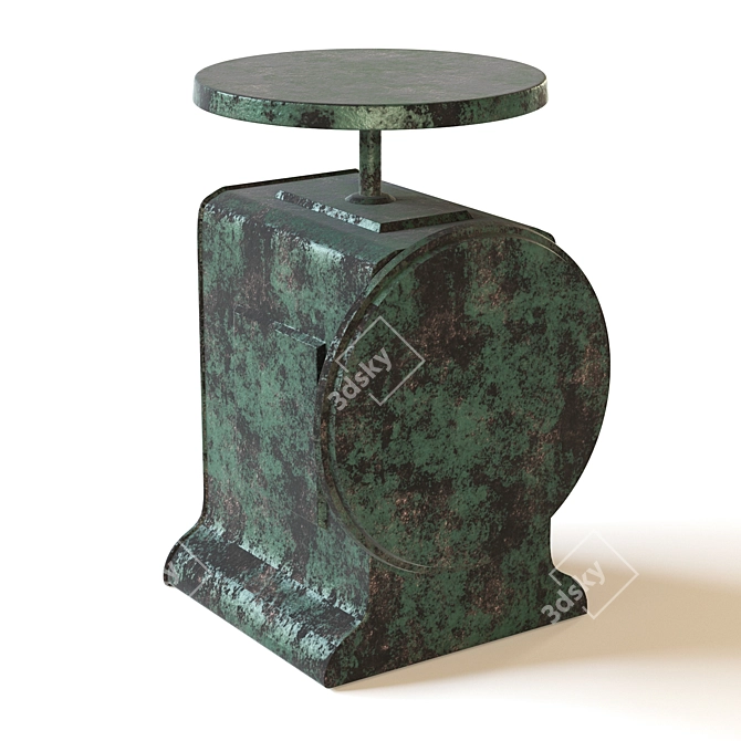 Rustic Antique Scale 3D model image 1