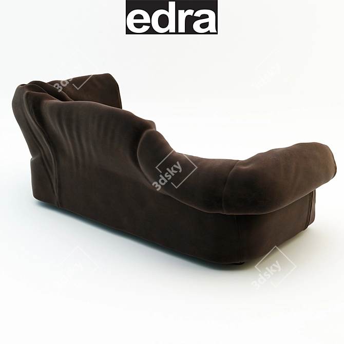 Title: Edra Sfatto - Big and Comfy Sofa 3D model image 3