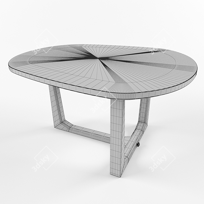 Toulouse Small Side Table: Elegant and Versatile 3D model image 3