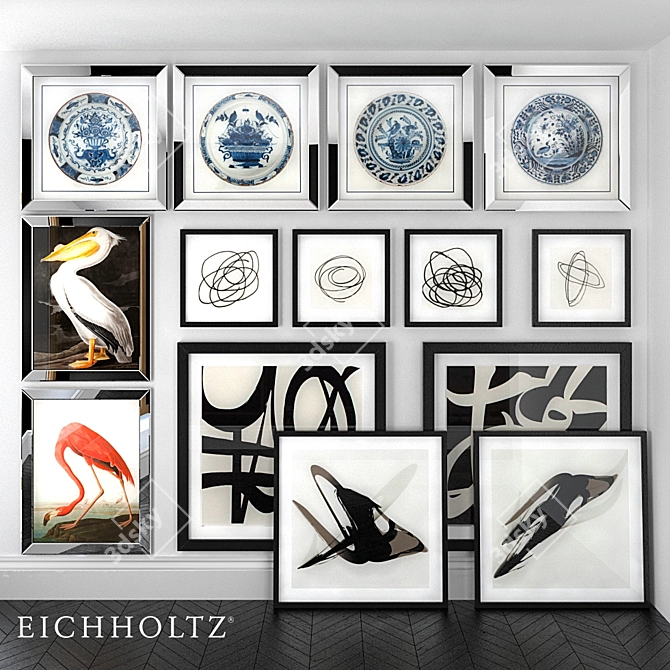 Eichholtz Posters: Elegant Art Prints 3D model image 1