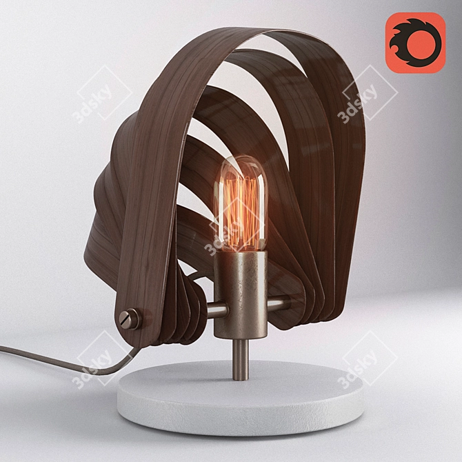 Arteriors Fleetwood Adjustable Lamp 3D model image 1