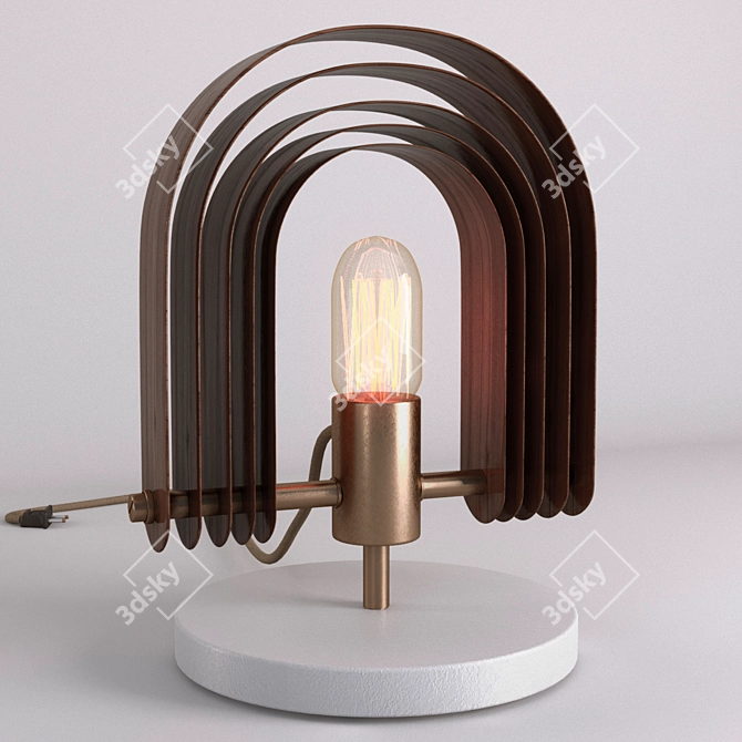 Arteriors Fleetwood Adjustable Lamp 3D model image 3