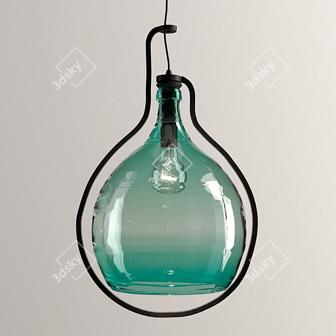 Handmade Pendant Light by ICI ET LÀ 3D model image 1