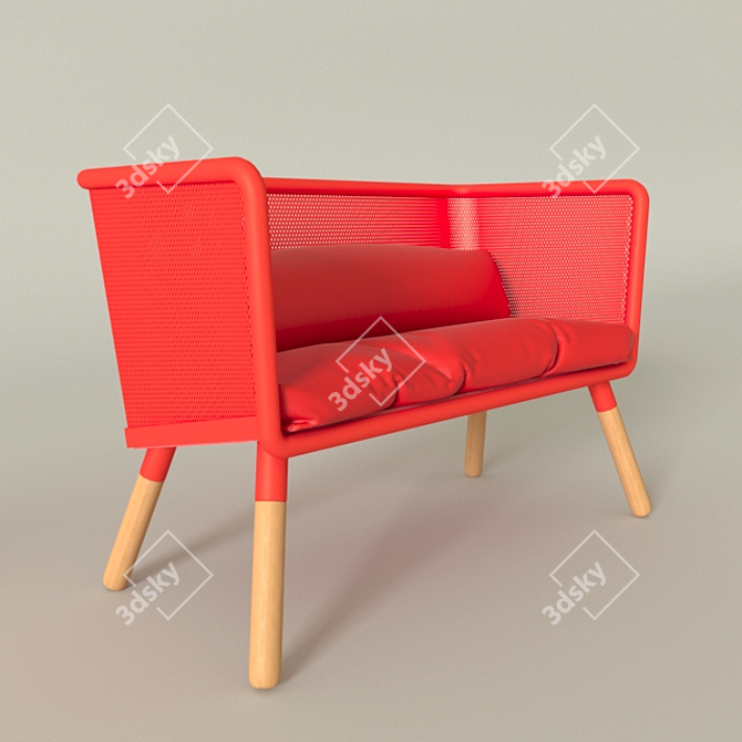 Modern Style Chair2 3D model image 1