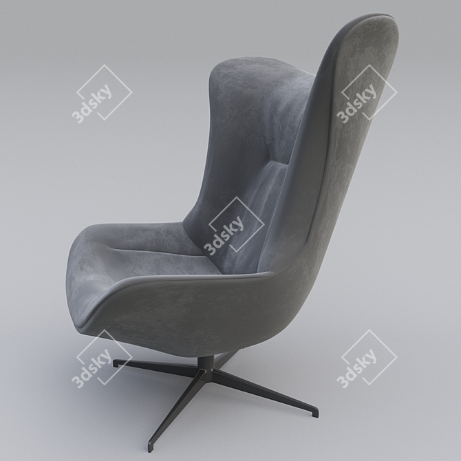 Elegant Ligne Roset AMY Chair 3D model image 2