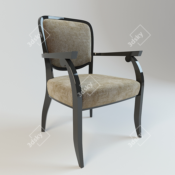 GEMMA Galimberti Nino Chair: Classic Elegance, Made to Perfection 3D model image 1