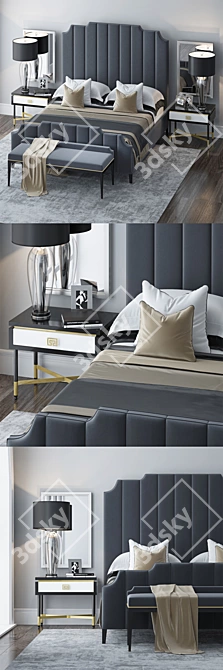 S & C 4 Bed - Luxurious Comfort 3D model image 2