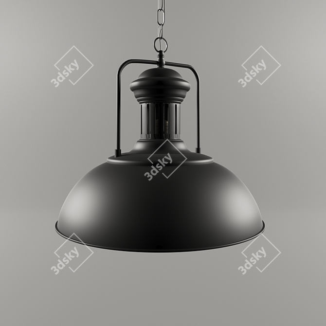 Industrial Ceiling Lamp - 33cm 3D model image 1