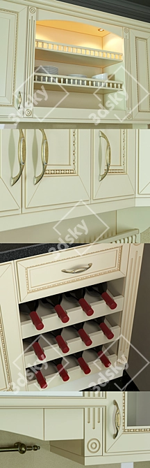Stolzen Hestia Poland: Sleek Kitchen Furniture Set 3D model image 2