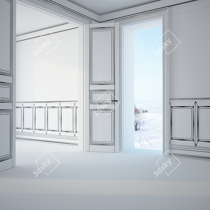 Ultrawood Stucco Décor: Transform Walls & Openings 3D model image 3