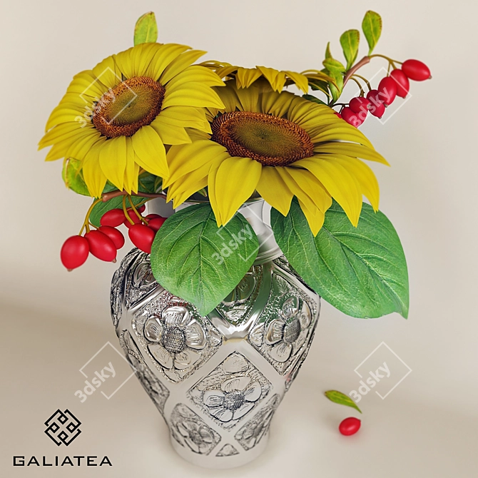 Peruvian Galiatea Vase 3D model image 1