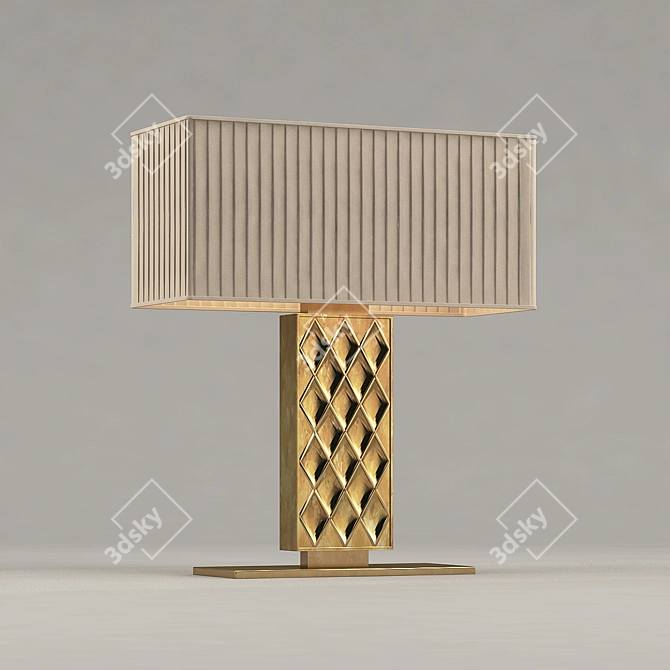 Sleek Table Lamp: Modern Elegance 3D model image 1