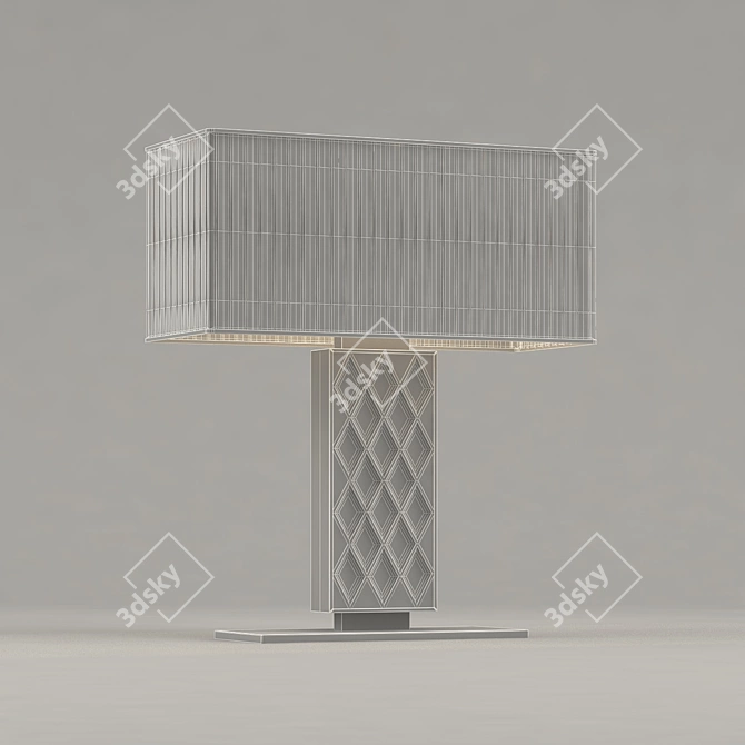 Sleek Table Lamp: Modern Elegance 3D model image 2