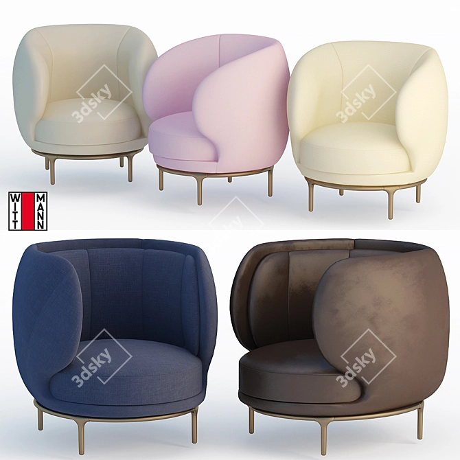 Sleek and Stylish Wittmann Vuelta 80 Chair 3D model image 1