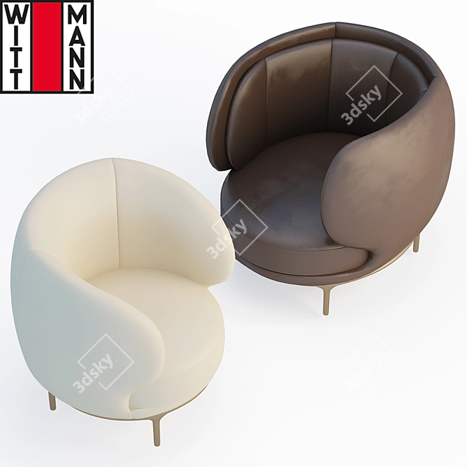 Sleek and Stylish Wittmann Vuelta 80 Chair 3D model image 3