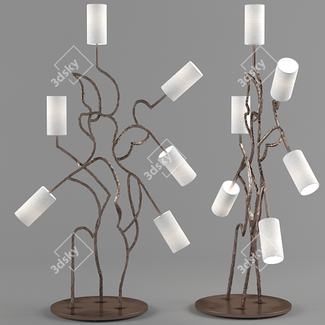 Dance Floor Lamp 3D model image 1