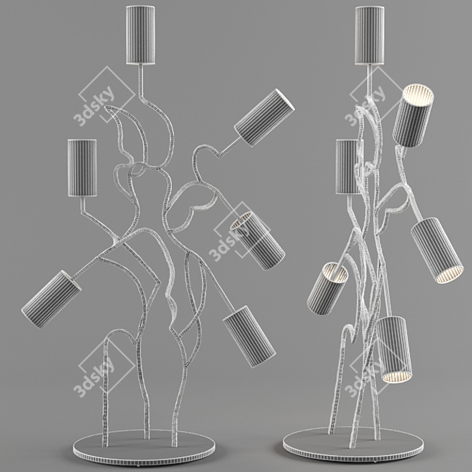 Dance Floor Lamp 3D model image 2