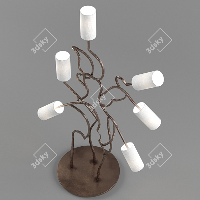 Dance Floor Lamp 3D model image 3