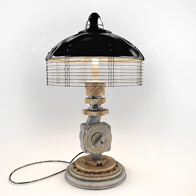 Illuminating Elegance: Cory Barkman Lamp 3D model image 1