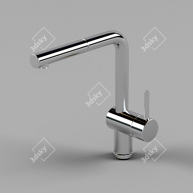 Blanco Linus S: Single-Lever High Pressure Mixer Taps 3D model image 1