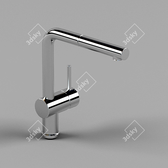 Blanco Linus S: Single-Lever High Pressure Mixer Taps 3D model image 2