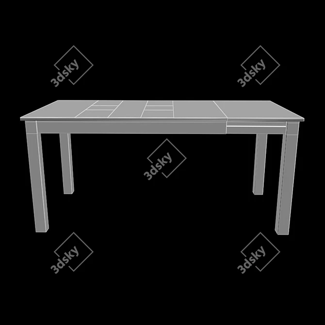 Antila F Dining Table - Elegant and Stylish 3D model image 3