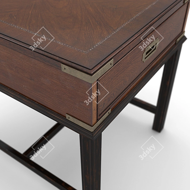 Thomasville Campaign End Table 3D model image 2