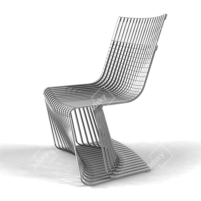 Polygon Chair 3D model image 2